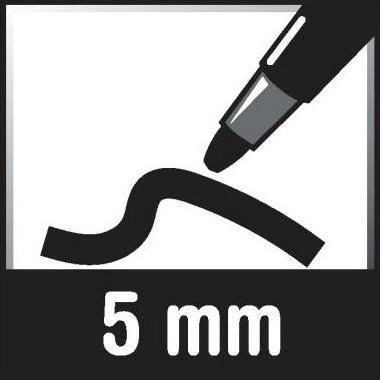 Produktbild Edding Fasermaler 1255 Kalligraphie-Stift 5.0 (Schwarz, 1 x)