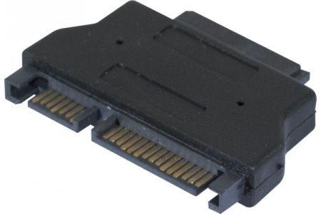 Exertis Connect Adaptateur Slim SATA vers SATA standard pour lecteurs CD/DVD Données + alimentation
