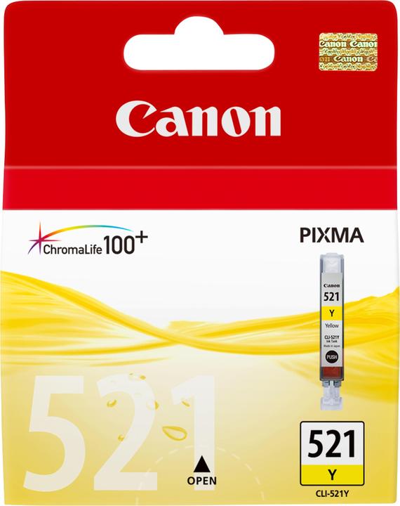 Actual product image Canon Cli-521y (Y)