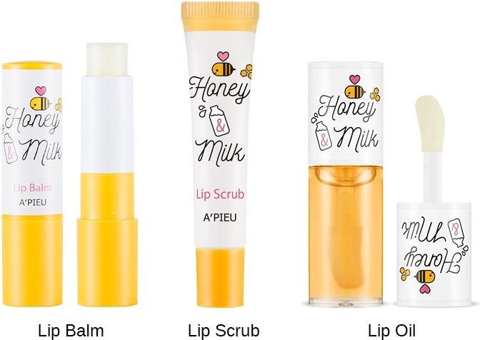 Actual product image A'Pieu Honey & Milk Lip Oil (Oil)