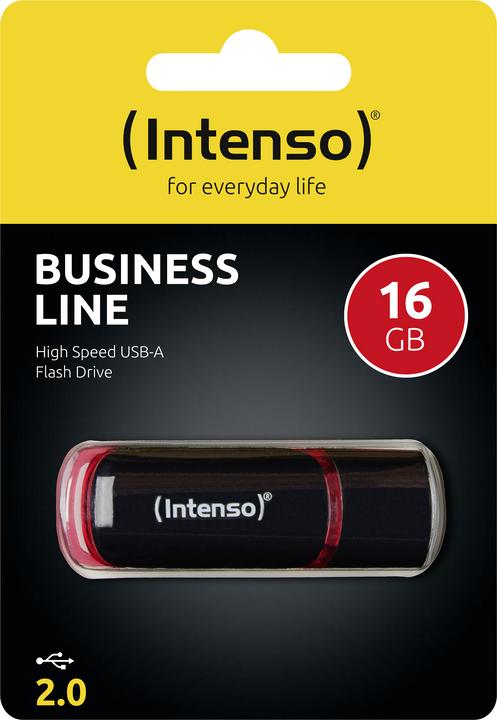 Image du produit Intenso USB-Drive 2.0 16GB Business Line (16 Go, USB-A, USB 2.0)