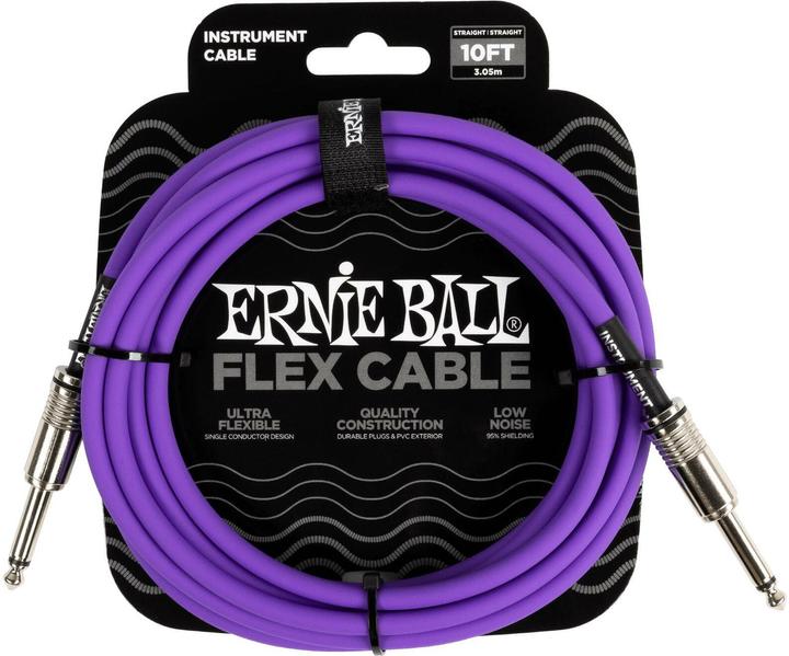 Image du produit Ernie Ball Câble d'instrument 6415 - 3.04 m, pourpre (3.05 m)