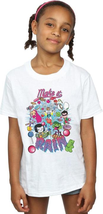 Immagine prodotto Teen Titans Go Make It Rain Maglietta Ragazze (140, 146)