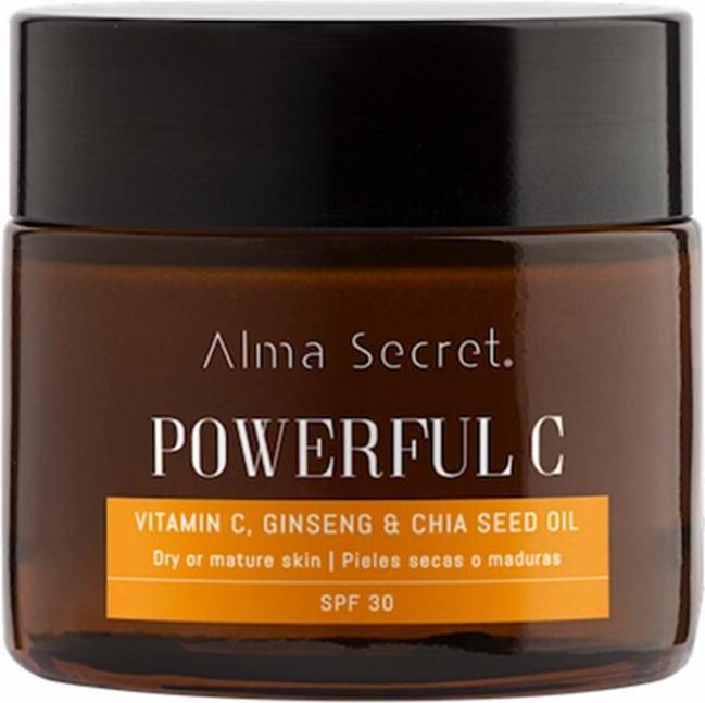 Alma Secret POWERFUL C antiedad iluminadora chía SPF30 50 ml (Sonnencreme, SPF 30, 50 ml)
