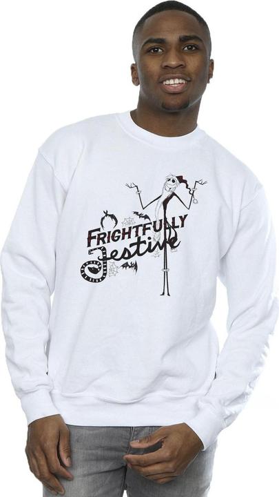 Actual product image Disney Mens The Nightmare Before Christmas Frightfully Festive Sweatshirt (4XL)