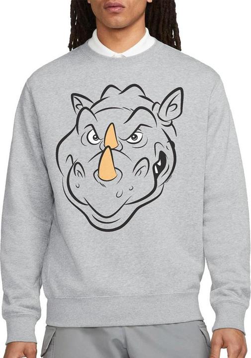Actual product image Teenage Mutant NT Unisex Adult Rocksteady Face Sweatshirt (XXL)