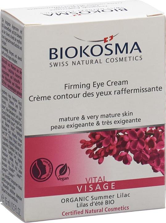 Actual product image Biokosma VITAL VISAGE - Firming eye cream (Crème, 15 ml, Day)