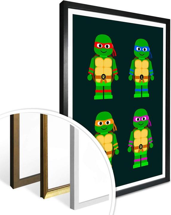 Image du produit Trenddeko Jouet Teenage Mutant Ninja Turtles (80 x 100 cm)
