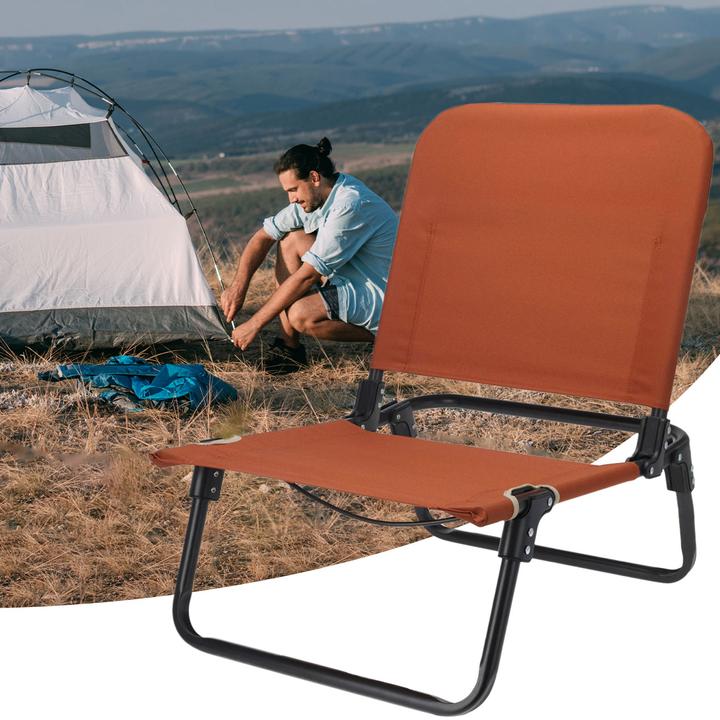 ProWorld Camping Klappstuhl, 60 x 47,5 x 66 cm, orange