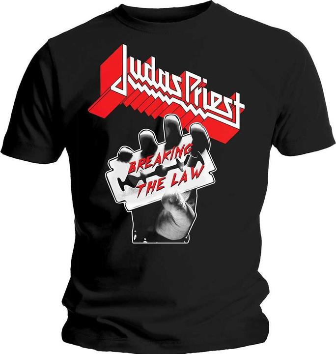 Judas Priest Unisex Adult Breaking The Law Cotton T-Shirt