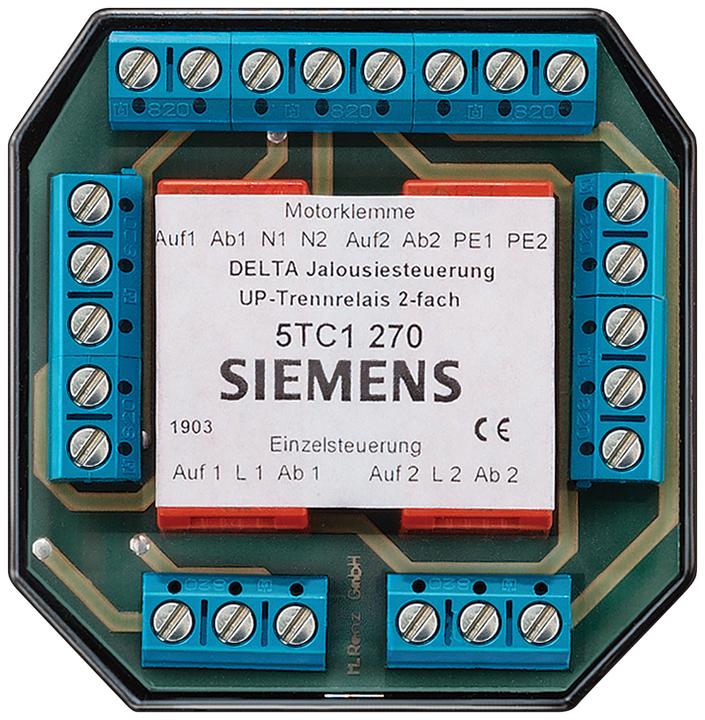 Siemens Relè di isolamento UP per controllo tapparelle Delta 5TC1