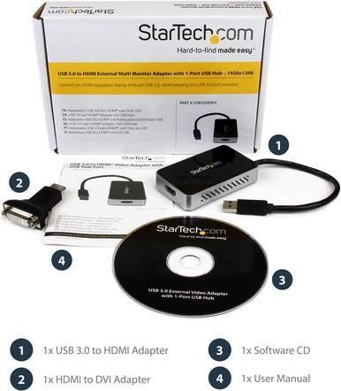 Image du produit StarTech USB32HDEH (USB-A, 1 Ports)