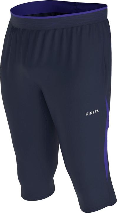 Actual product image Kipsta Ladies/men's football 3/4 tracksuit bottoms - CLR navy blue (W30/L33)