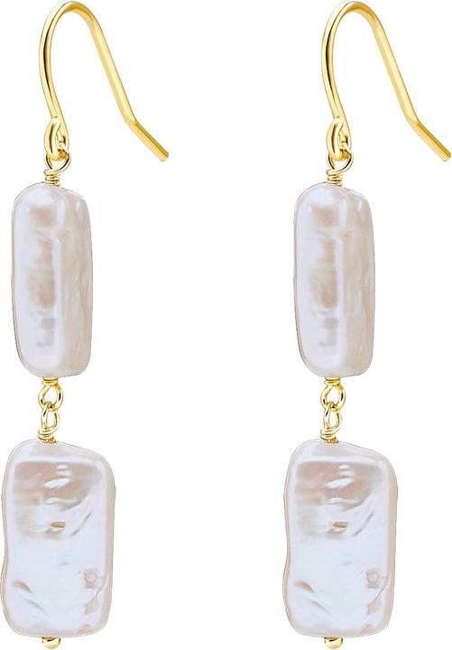 Produktbild Valero Pearls Damen Sterling Silber Süsswasser-Zuchtperlen gelbgold - 24427 (Sterling Silber)