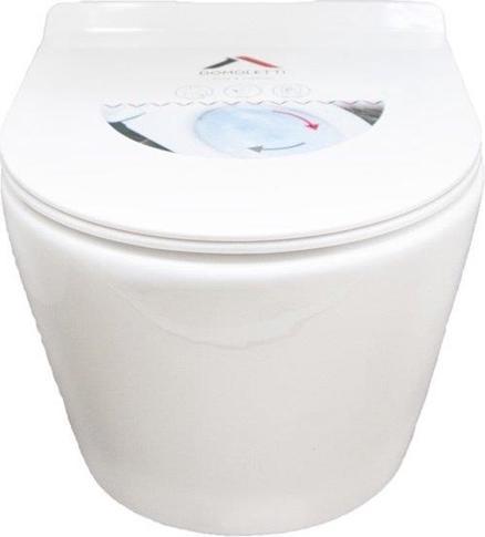 Actual product image Domoletti Wall-hung toilet