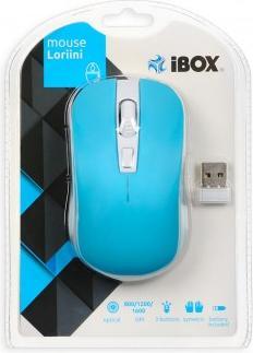 Produktbild iBox LORIINI Maus Beidhändig RF Wireless Optisch 1600 DPI (Kabellos)