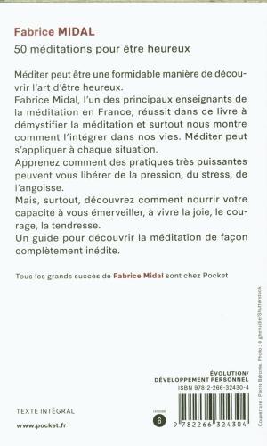 Actual product image 50 méditations pour être heureux (French, Midal Fabrice, 2023)