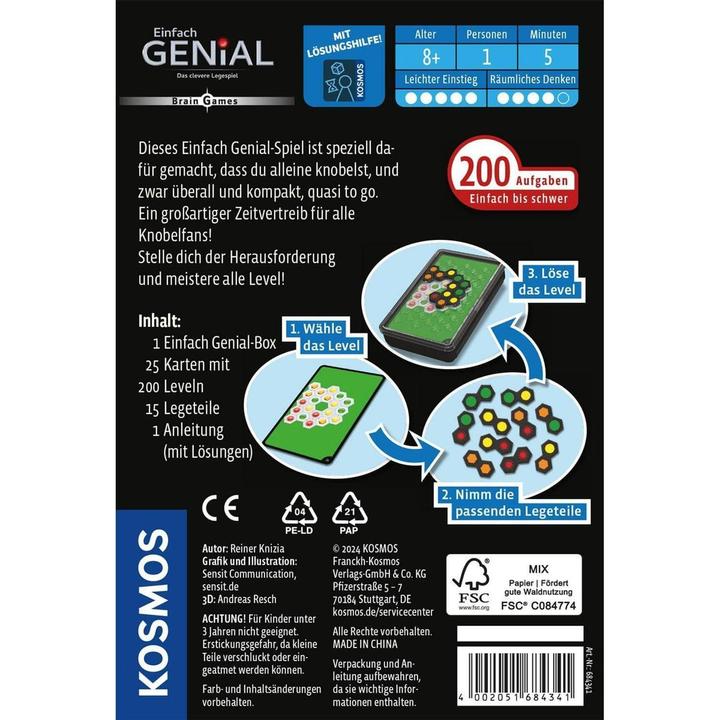Actual product image Kosmos Simply Brilliant Brain Games (German)