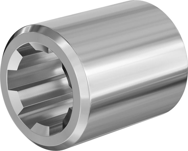 Produktbild Wiltec Zapfwellen Buchse B-Typ 65mm für Vielkeilwelle PTO-Shaft 1 3/8" Z6 6 Nut Traktor (Rasentraktor, Traktorzubehör)