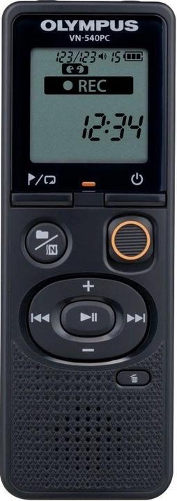Productafbeelding Olympus Digitale Voice Recorder (OM Branded) VN-540PC Segmentendisplay 1,39', WMA, Zwart