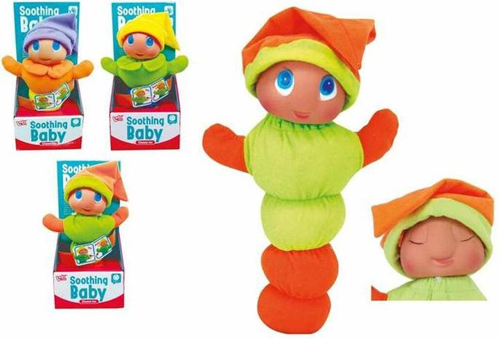 BigBuy Fun Baby doll light sound worm 30 cm