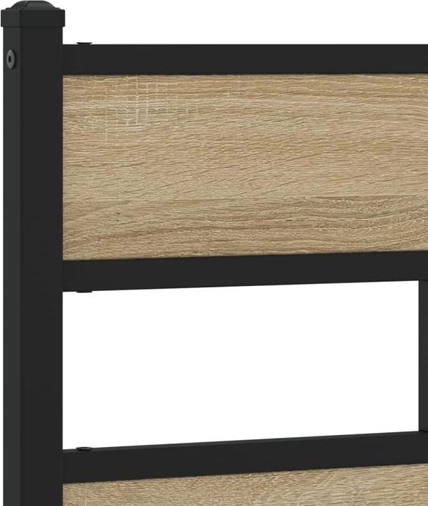 Actual product image VidaXL Metal bed Bed bed frame slatted frame double bed without mattress 160x200cm (160 x 200 cm)