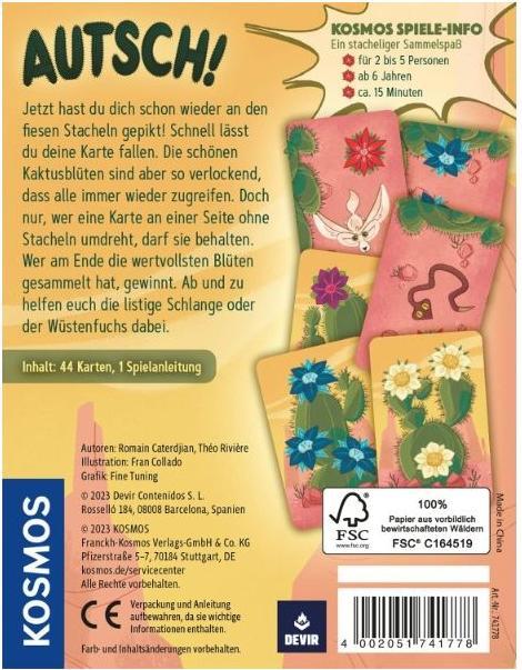 Image du produit Kosmos Aïe! (Allemand)