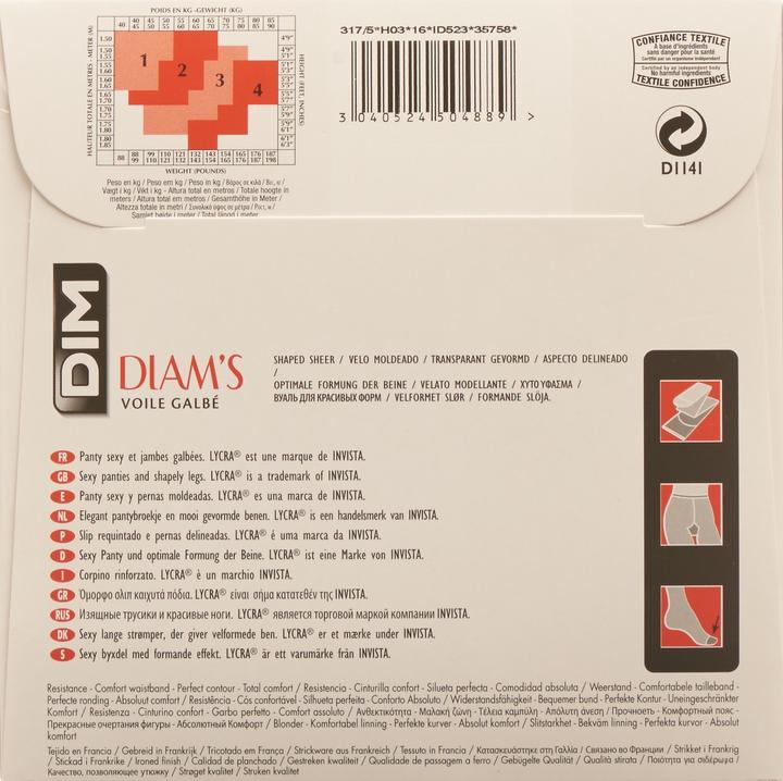 Image du produit DIM Diam's Voile Galbé (22 DEN, 42 - 44)