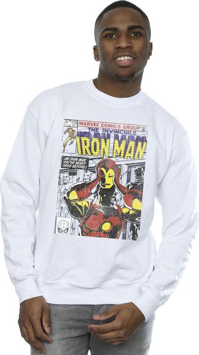 Immagine prodotto Iron Man Head Gear Off Felpa Uomo (M)