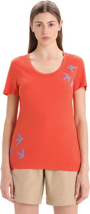 Image du produit Icebreaker Femmes Tech Lite II S/S Scoop Swarming Shapes (S)