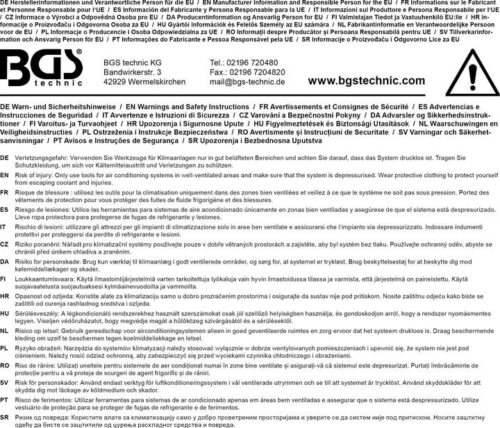 Produktbild BGS Klimaanlagen-Werkzeug-Satz