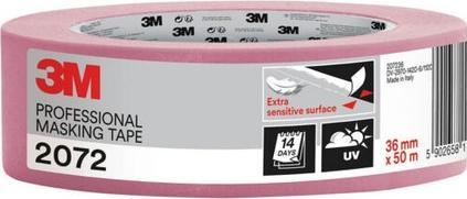 Productafbeelding 3M 2072 Schilderstape roze 36,0 mm x 50,0 m 1 rol (36 mm)