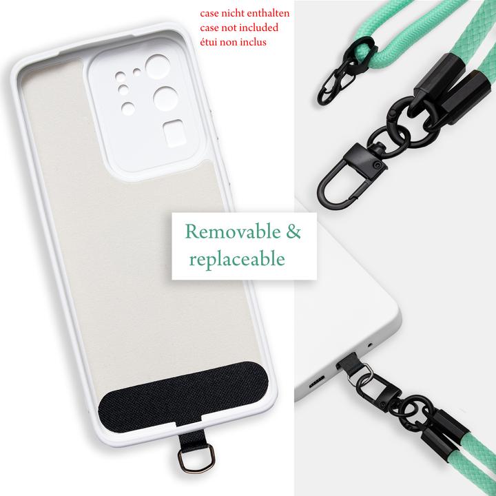 Actual product image Cadorabo Chain case for HTC Desire HD necklace cover adjustable