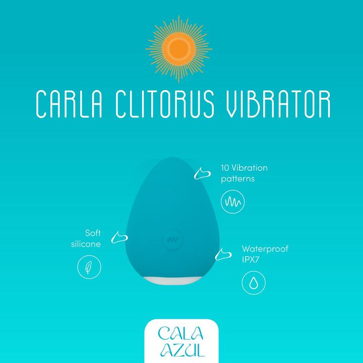 Actual product image Cala Azul San Antonio Vibrating Egg - Azul