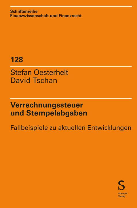 Produktbild Verrechnungssteuer und Stempelabgaben (Deutsch, Stefan Oesterhelt, David Tschan, 2024)