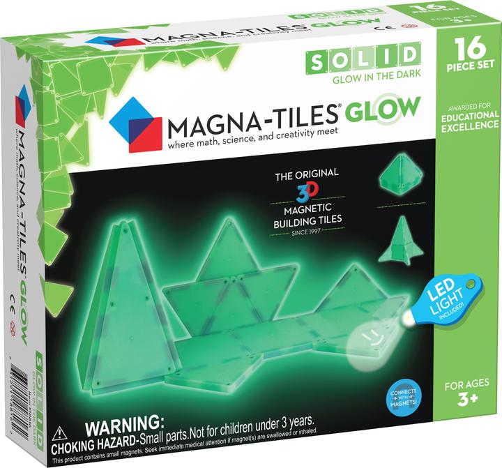 Magna-Tiles Glow in the Dark Set (16 pieces)