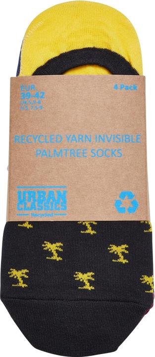 Immagine prodotto Urban Classics Reccyled Yarn Invisbile Palmtree Calzini 4-Pack - 17234 (confezione da 4, 43 - 46)