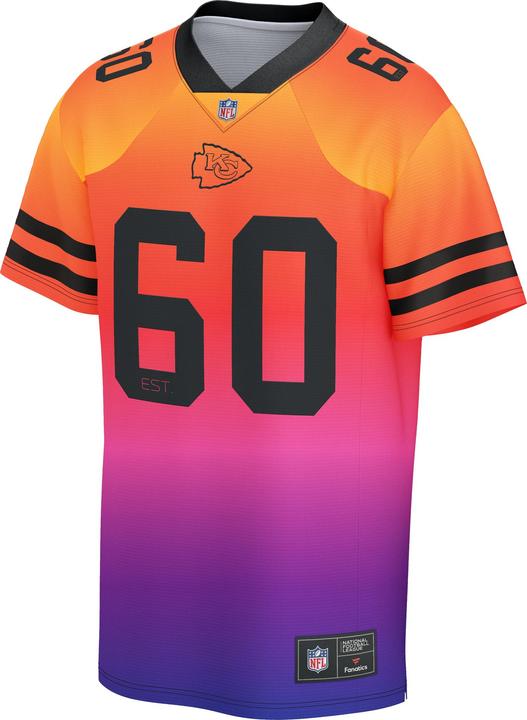 Fanatics Kansas City Chiefs NFL SUNSET Mesh Supporters Jersey - M (M)