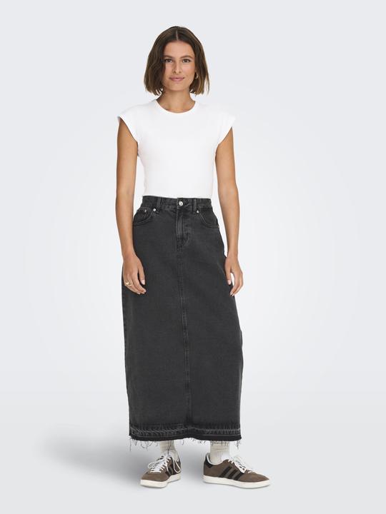 Produktbild Only Mittlere Taille Langer Rock Jeansrock (XS)