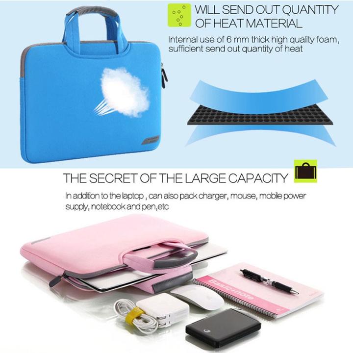 Produktbild König Design Universal Notebooktasche 12 - 15,4 Zoll Trage Tasche Laptop Notebook Case Cover (15.40")