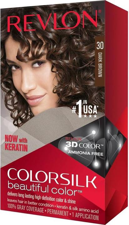 Actual product image Revlon Professional COLORSILK ink #30-castaño oscuro (30-castaño oscuro)