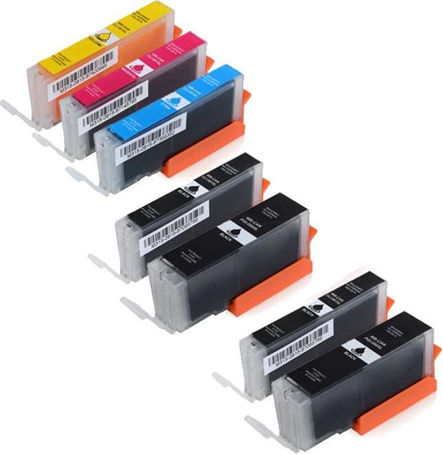 Image du produit Hermex Cartouche d'encre compatible XXL pour Canon PIXMA TR8550 (M, C, CF, Y, PGBK)