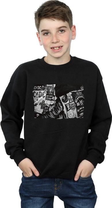 Produktbild AC/DC Badges And Posters Collection Sweatshirt Jungen (140, 146)