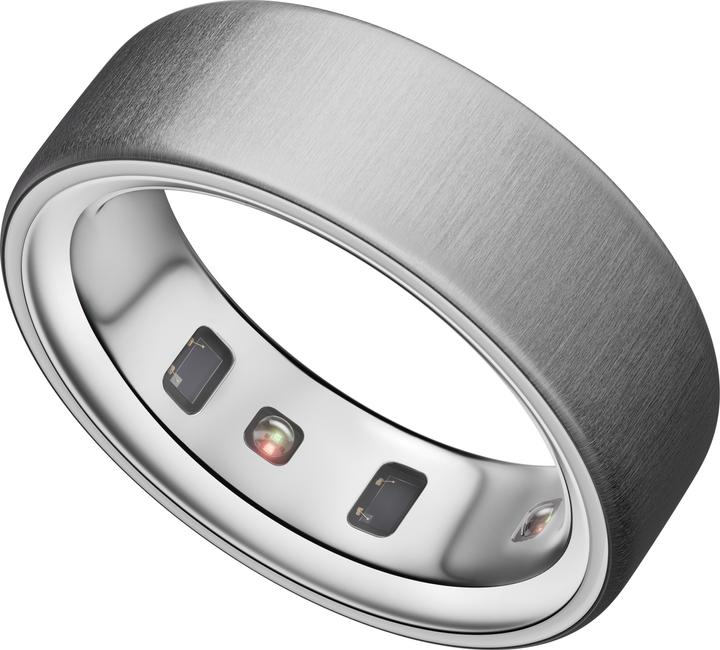 Actual product image Oura Ring 4 (11, Brushed Silver)
