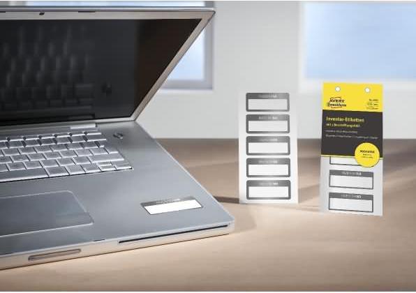 Actual product image Avery Inventory labels