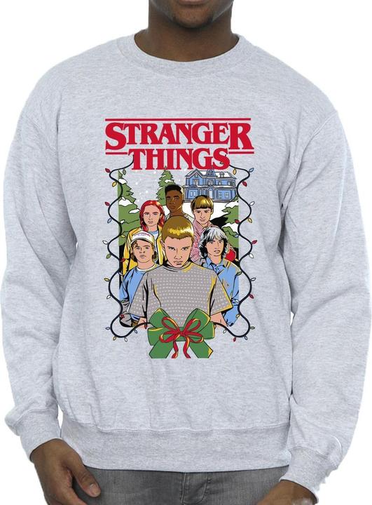 Netflix Stranger Things Christmas Poster Sweatshirt (XL)