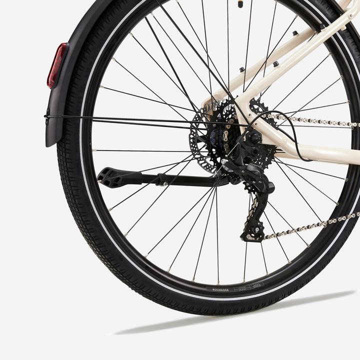 Actual product image Rockrider E-Bike SUV Trekking 28 inch e-actv 500 LF low entry Yamaha beige