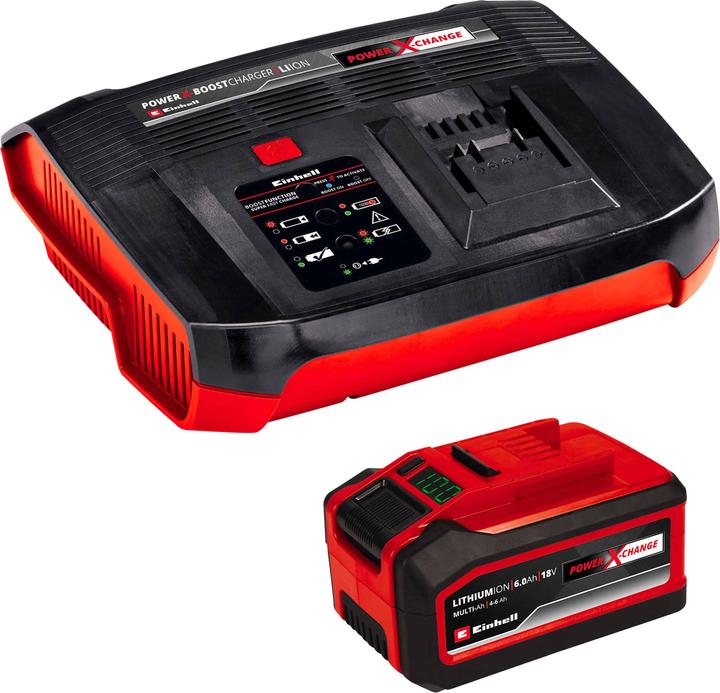 Einhell 18V 4-6Ah & 6A Boostcharger PXC Power X-Change PLUS 4512143 Gereedschap accu en lader 6Ah (18 V)