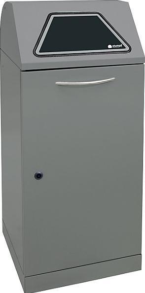 Image du produit kaiserkraft Système de collecte des déchets recyclables, volet à commande manuelle (120 l)