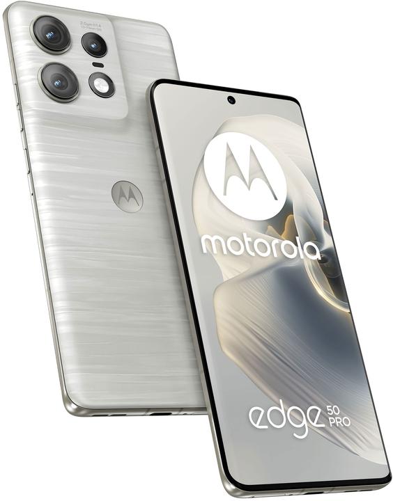 Motorola Edge 50 Pro (512 Go, Moonlight Pearl, 6.67", Double SIM, 50 Mpx, 5G)